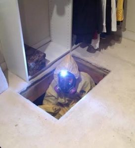 crawl space clean up, foundation water, under house cleaning