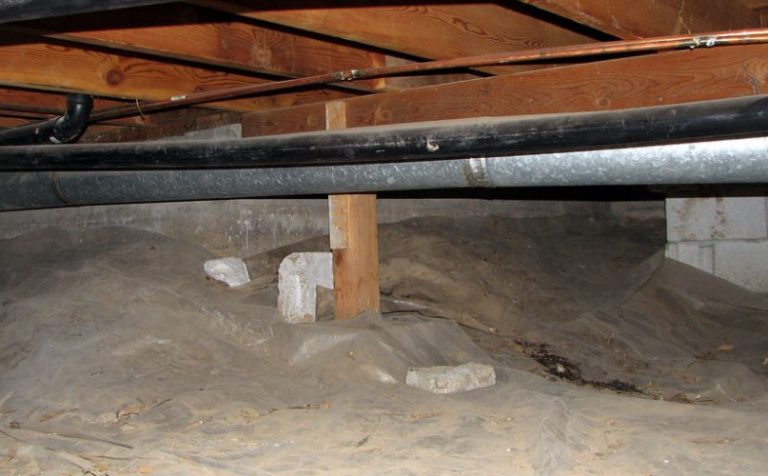 crawl space floor cover, crawl space cleaning